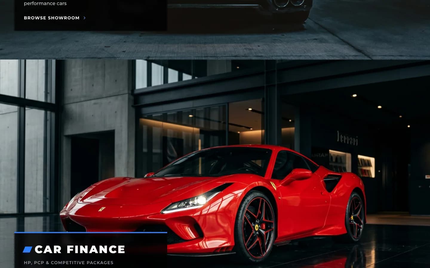 Autoprestige Cars website detail view 1