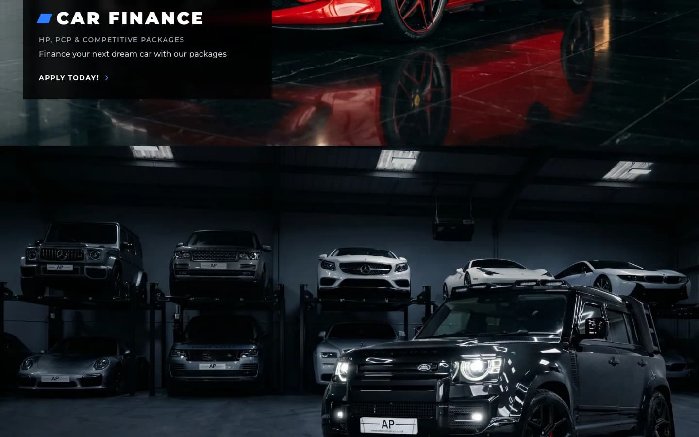 Autoprestige Cars website detail view 2
