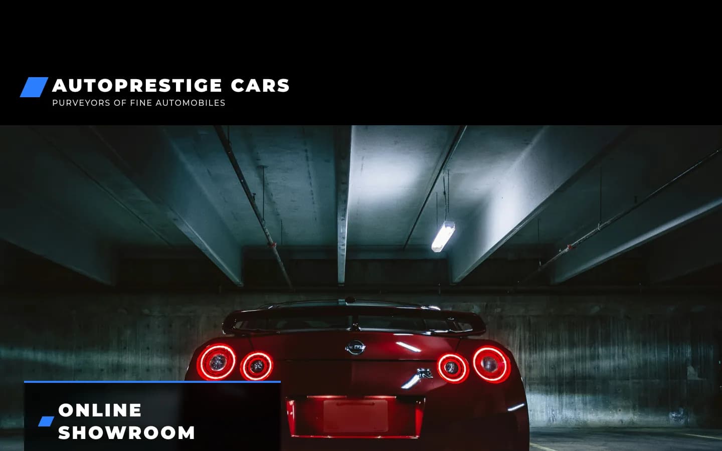 Autoprestige Cars website homepage on desktop
